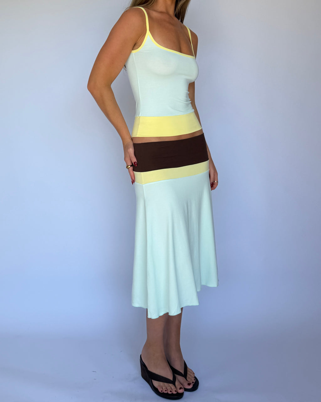 Lucy Midi Skirt - Mirage