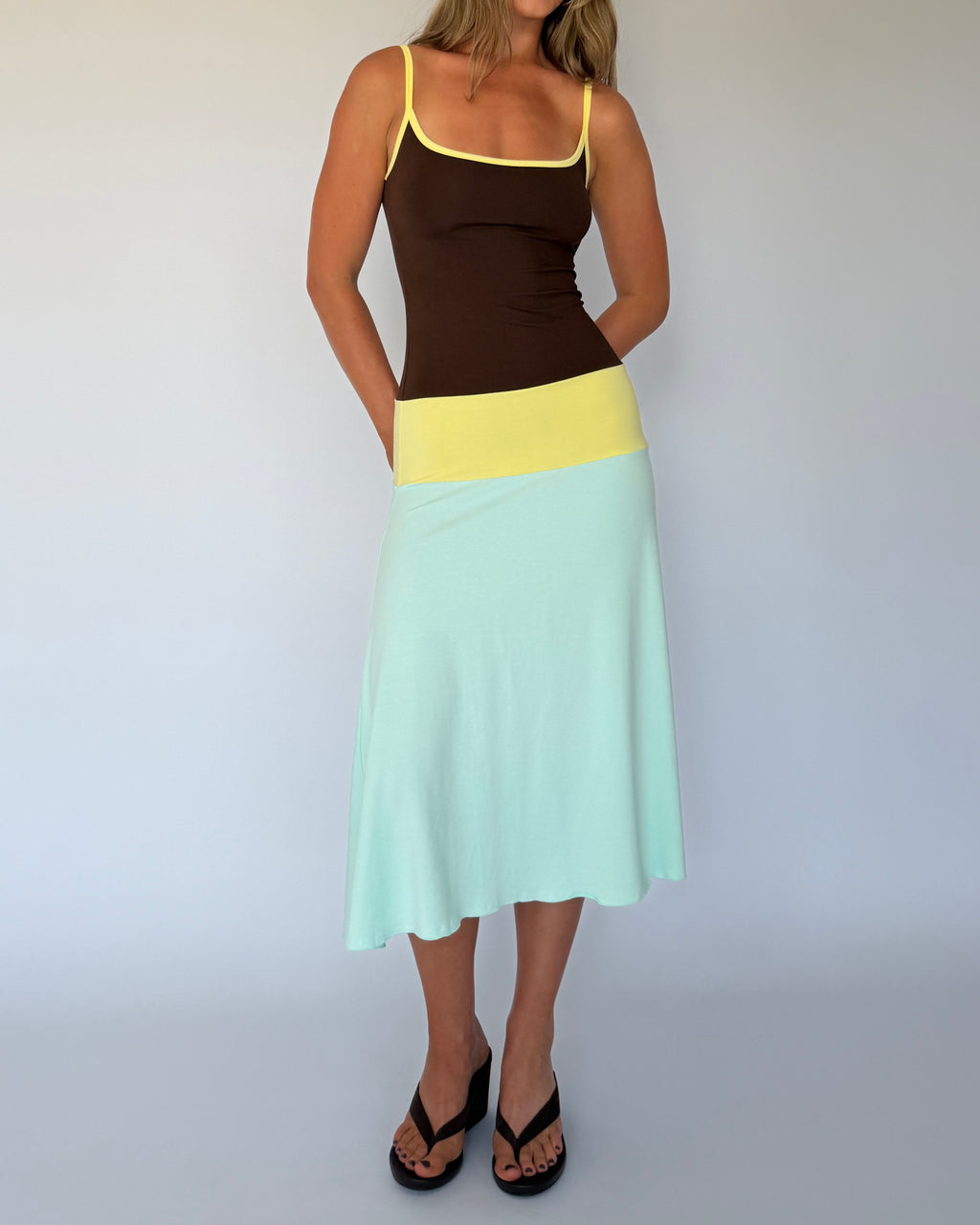 Lucy Midi Dress - Mirage