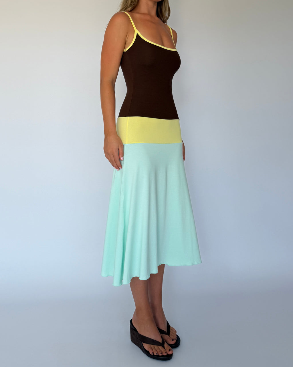 Lucy Midi Dress - Mirage