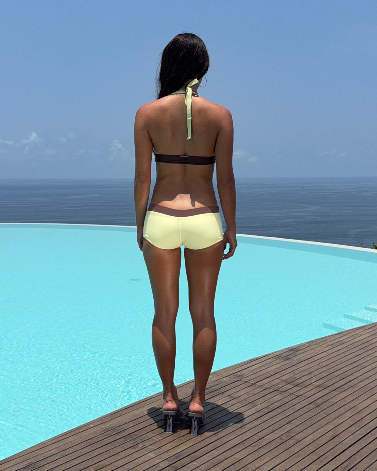 Low Rise Swim Short - Desert